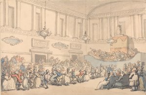 Baths glæder: Ballet af Thomas Rowlandson