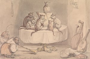 Koncert hos Catalani af Thomas Rowlandson