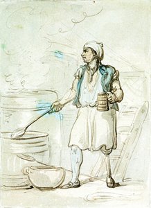 Kokkens makker af Thomas Rowlandson