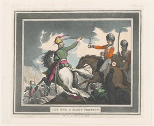Cut Two & Right Protect, 1. september 1798., 1. september 1798. af Thomas Rowlandson