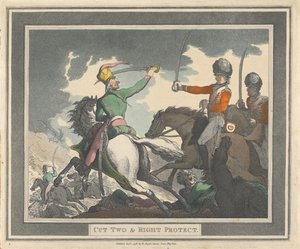 Snit 2 og højre beskyttelse af Thomas Rowlandson