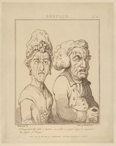 Fortvivlelse, 21. februar 1800., 21. februar 1800. af Thomas Rowlandson