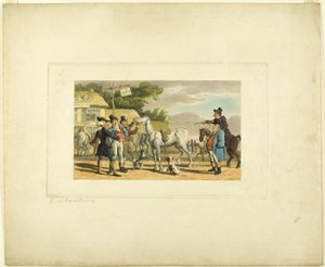 Doctor Syntax Sells Grizzle, fra The Tour of Doctor Syntax af Thomas Rowlandson