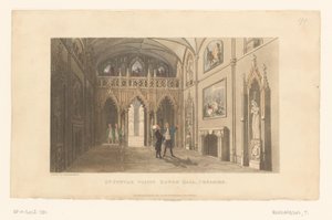 Doctor Syntax besøger Eaton Hall i Cheshire af Thomas Rowlandson