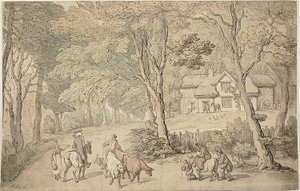 Doctor Syntax on the Road af Thomas Rowlandson