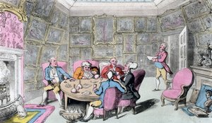 Doctor Syntax with My Lord, begyndelsen af det 19. århundrede. af Thomas Rowlandson