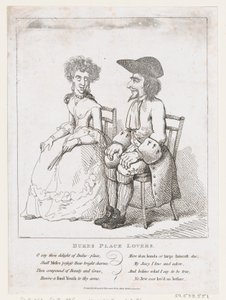 Dukes Place Lovers, 21. februar 1797., 21. februar 1797. af Thomas Rowlandson