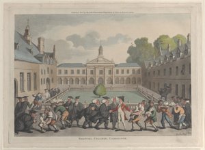 Emmanuel College, Cambridge, 31. oktober 1811., 31. oktober 1811. af Thomas Rowlandson