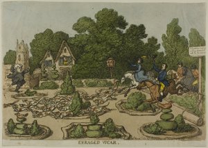 Enraged Vicar, fra Miseries of Human Life af Thomas Rowlandson