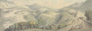 Indgang til Festiniog, Wales af Thomas Rowlandson