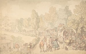 Fairlop Fair, Essex, ca. 1816. af Thomas Rowlandson