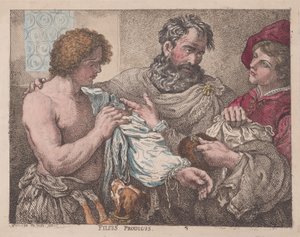 Philus Prodigus Den fortabte søn, 1783-95., 1783-95. af Thomas Rowlandson