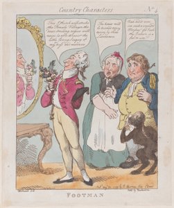Footman, 30. august 1799., 30. august 1799. af Thomas Rowlandson