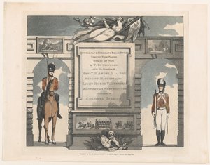 Forward, Ungarsk og Highland Broadsword, 12. februar 1799. af Thomas Rowlandson