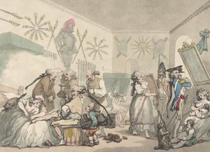 Franske Kaserne, 12. august 1791., 12. august 1791 af Thomas Rowlandson