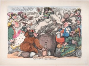 Funcking the Corsican, 6. december 1813., 6. december 1813. af Thomas Rowlandson