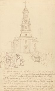 Greenwich-kirken af Thomas Rowlandson