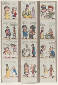 Groteske grænser til rum og sale, [1800], genoptryk., [1800], genoptryk. af Thomas Rowlandson