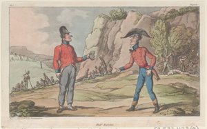 Half Rations, fra The Military Adventures of Johnny Newcome, 1815., 1815. af Thomas Rowlandson