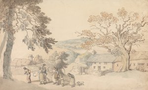 Høstmaskinerne tager af sted af Thomas Rowlandson