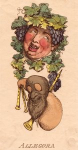 Hovedpersoner: Allegora af Thomas Rowlandson