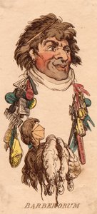 Overskrifter: Barberorum af Thomas Rowlandson