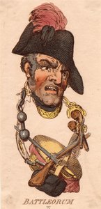 Hovedpersoner: Battleorum af Thomas Rowlandson