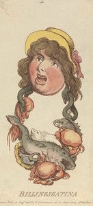 Overskrifter: Billingsgatina af Thomas Rowlandson