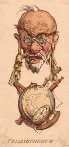 Hoveder: Af filosofferne af Thomas Rowlandson