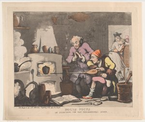 Hokus Pokus, eller Søgning efter De Vises Sten, 12. marts 1800., 12. marts 1800. af Thomas Rowlandson
