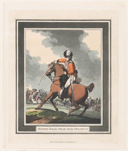 Horses Head, Near Side, Protect, 1. september 1798., 1. september 1798. af Thomas Rowlandson