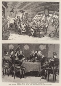Hvordan tolden ændrer sig i flåden, to århundreders forfriskninger af Thomas Rowlandson