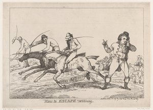 Sådan undslipper du at vinde, 22. november 1791., 22. november 1791. af Thomas Rowlandson