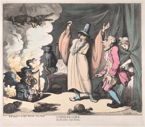 Humbugging, or Raising the Devil, 12. marts 1800., 12. marts 1800. af Thomas Rowlandson