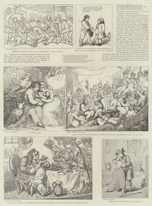 Humoristisk kunst på Royal Naval Exhibition af Thomas Rowlandson