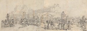 Hyde Park Corner af Thomas Rowlandson