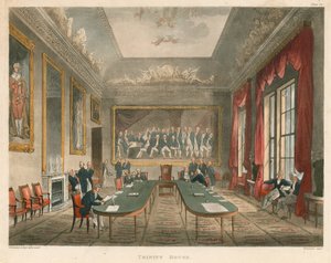 Interiør af Trinity House af Thomas Rowlandson