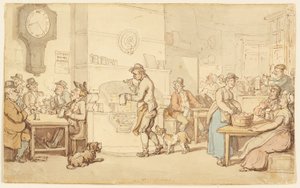 Interiør af en kro af Thomas Rowlandson