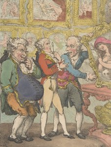 Italienske billedhandlere Humbugging My Lord Anglaise, 30. maj 1812., 30. maj 1812. af Thomas Rowlandson