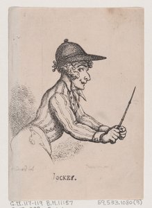 Jockey, april 1808., april 1808. af Thomas Rowlandson