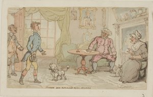 Johnny kom sikkert tilbage til sin mor af Thomas Rowlandson
