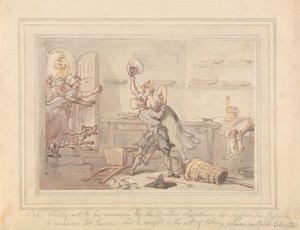 Kitty Overcome af Thomas Rowlandson