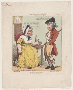 Sene timer!, 1. oktober 1799., 1. oktober 1799. af Thomas Rowlandson