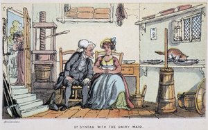 Le docteur avec une servante - i "" Doctor Syntax