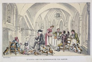 Le docteur à un repas des chasseurs - i "" Doctor Syntax