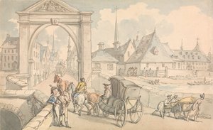 Limburg, Belgien af Thomas Rowlandson