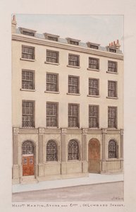 Lombard Street, London, c1850 af Thomas Rowlandson
