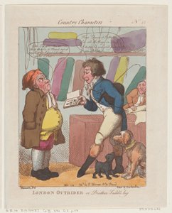 London Outrider, eller Brother Saddlebag, 10. september 1799., 10. september 1799. af Thomas Rowlandson