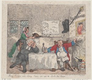 Lange prædikener og lange belejringer er egnede til at lulle sanserne, 11. februar 1783., 11. februar 1783. af Thomas Rowlandson
