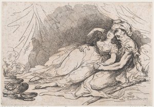 Kærlighed i Østen af Thomas Rowlandson